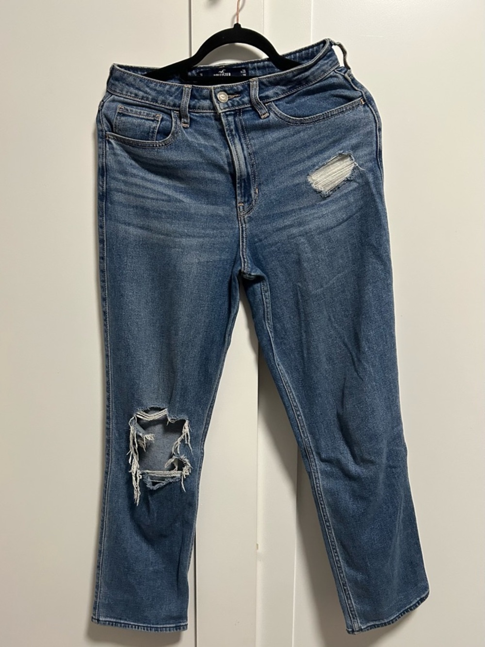 Hollister blue high-rise straight jeans Size 26"
